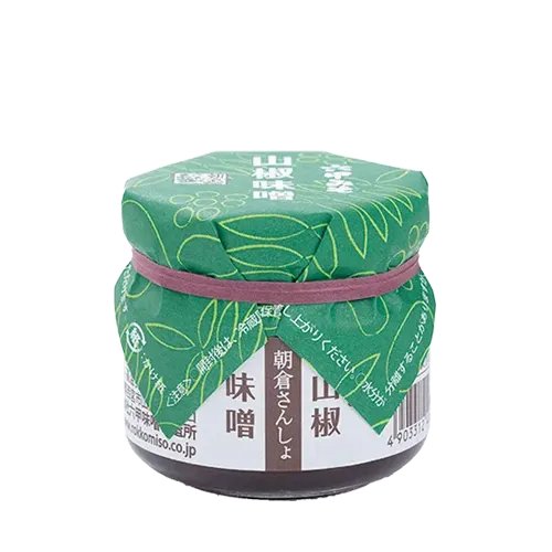 Sansho Miso package featuring the 2015 Five-Star Hyogo Selection award badge