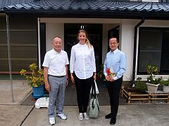 スエーデンからHOTELASIX総料理長が神戸酒心館の湊本氏と来社20160905-S.jpg