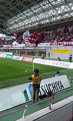 ヴィッセル　久しぶりの勝利にわくスタンド20120422-S.jpg