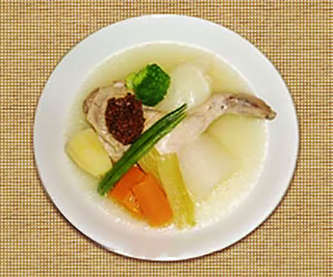 鶏もも肉と有機野菜の味噌ポトフ(冬)