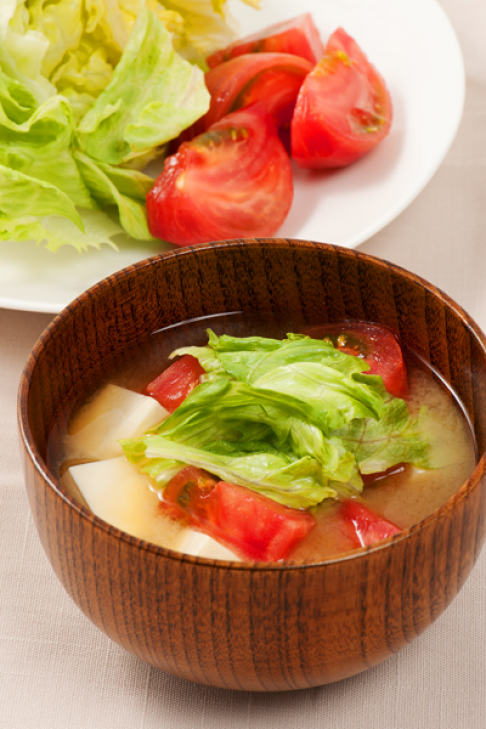 夏の爽やかみそ汁（夏）